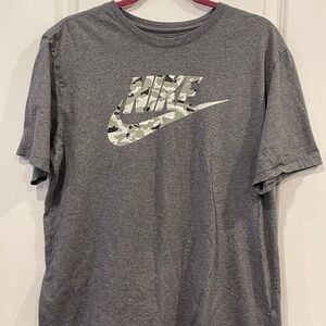 Nike Camo Logo Gray Men's Tee